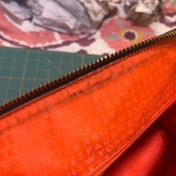 Kate Spade Black and White Geometric Satchel - Picture 8 of 8